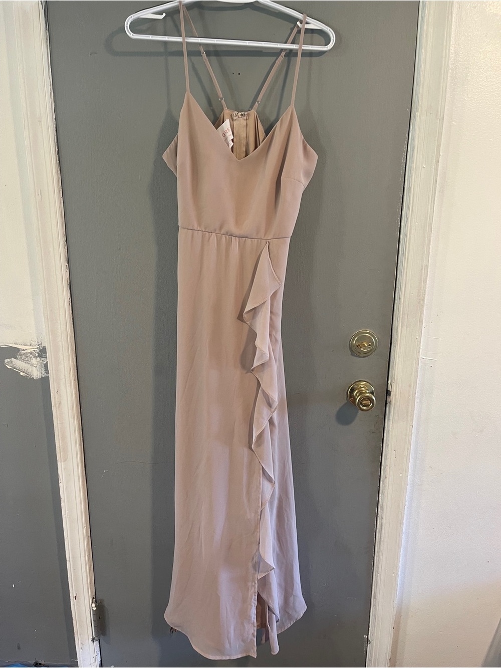 Birdy Grey Maxi Bridesmaid Dress Size M